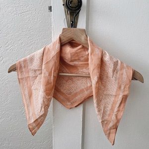 Madewell pink silk bandana
